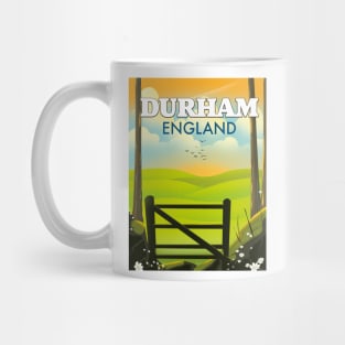 Durham England travel poster Mug